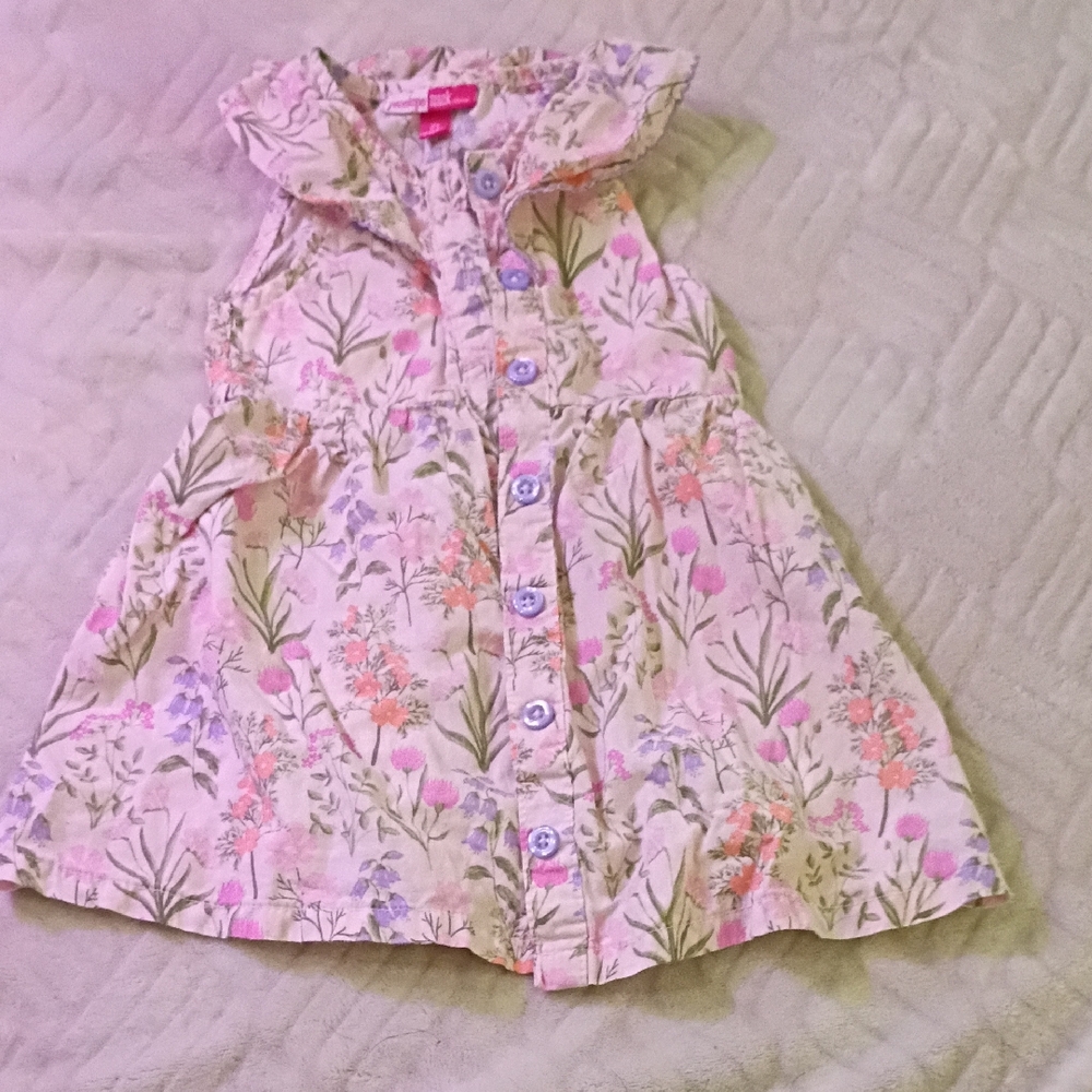Penelope Mack Floral Dress with Ruffle Detail